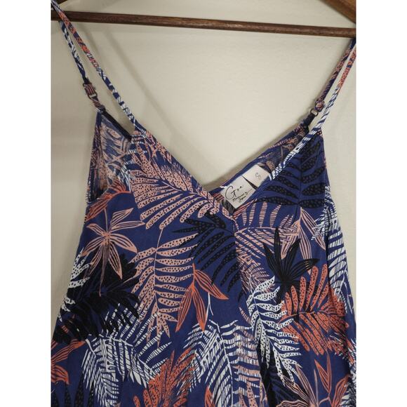 Goa Beachwear by Japna Small Tropical Palm Pom Pom Handkerchief Hem Sundress. - Picture 8 of 9